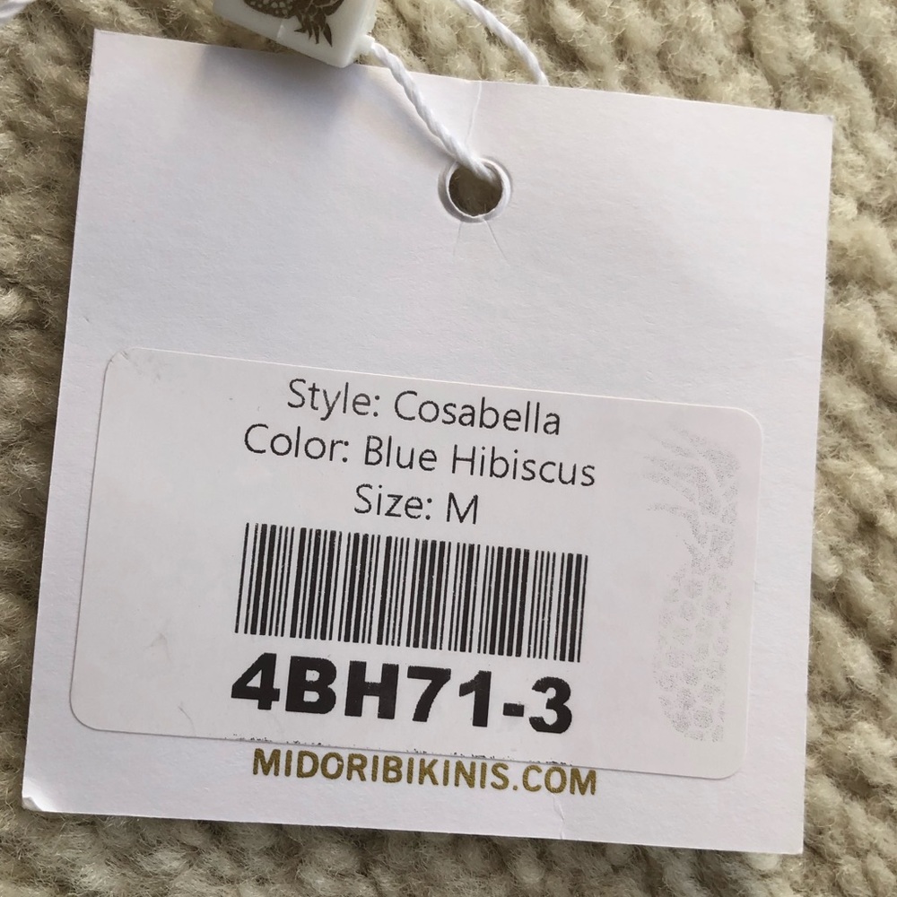 Midori COSABELLA TOP BLUE HIBISCUS MEDIUM - Picture 5 of 7